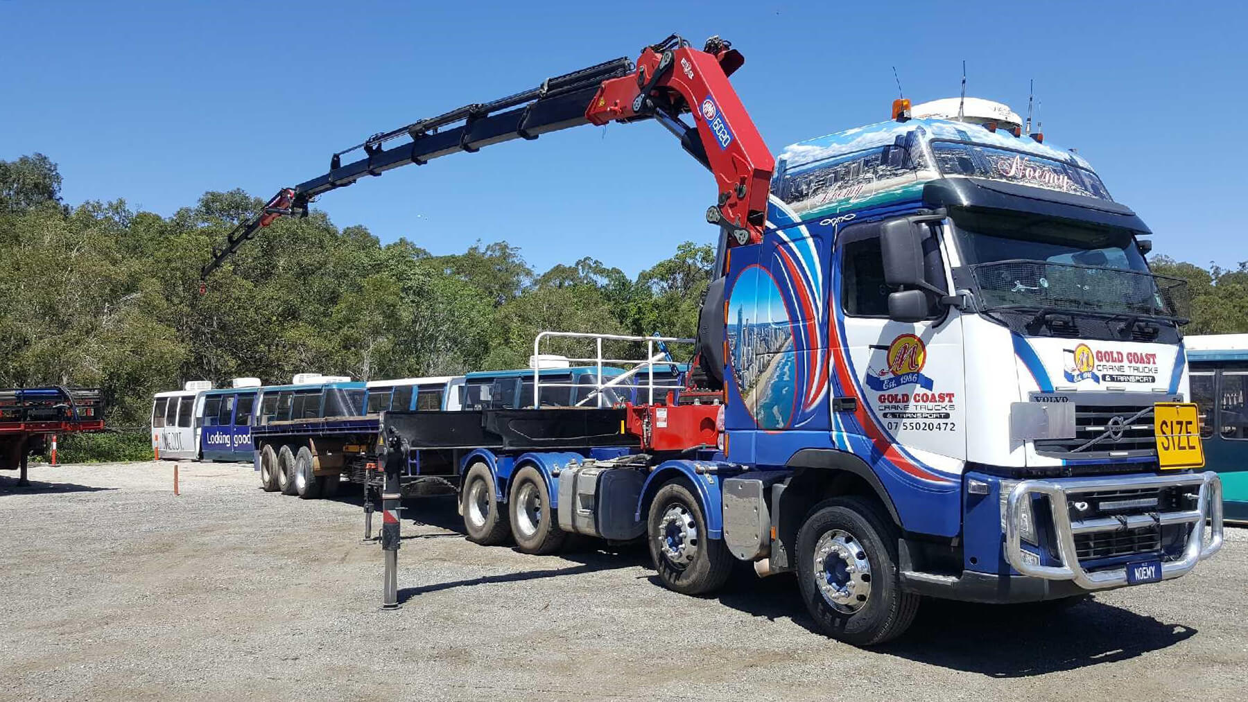 Crane Truck Hire SE QLD Gold Coast Crane Trucks